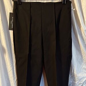 Marciano Black Men’s Tailored Pleat-Front Dress Pants